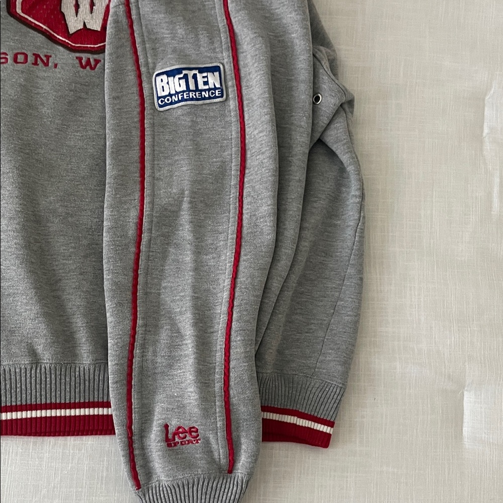 Wisconsin Badgers vintage Gray Sweatshirt - Picture 2 of 5